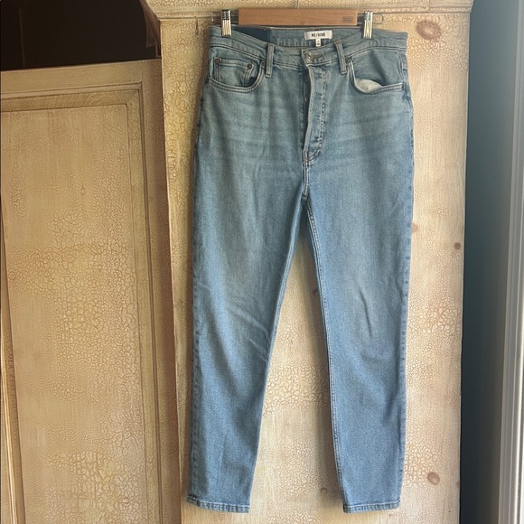 Re/Done Denim - Re/Done 90’s High Rise Ankle Crop Jeans